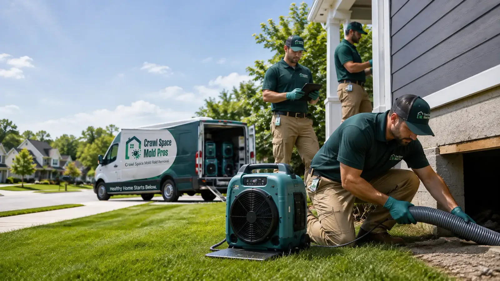 Crawl Space Mold Removal in Texico, IL